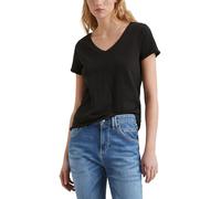 Marc OߴPolo Denim Femmes t-Shirt en Coton Biologique à col en V, Noir (Black), L