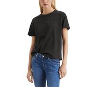 Marc OߴPolo Denim femmes t-shirt en coton biologique Regular Fit, Noir (Black), L