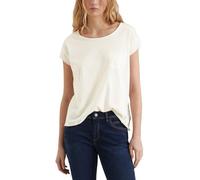 Marc OߴPolo Denim Femmes t-Shirt en Coton Biologique Relaxed Fit, Blanc (Silky White), M
