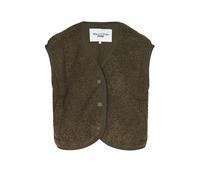 MARC O'POLO DENIM Gilet aspect fourrure olive | M