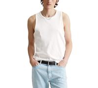 Marc OߴPolo Denim Hommes débardeur en Coton Biologique côtelé, Blanc (White), M