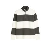 Marc O'Polo DENIM Sweat-shirt gris foncé / blanc, Taille M