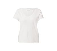 Marc OߴPolo Denim Femmes t-Shirt en Coton Biologique à col en V, Blanc (Silky White), L