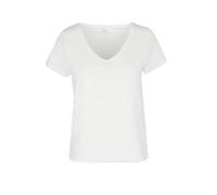 Marc OߴPolo Denim femmes t-shirt en coton biologique à col en V, Blanc (Silky White), M