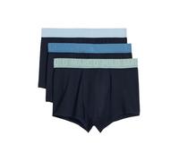 Marc O'Polo Essentials Lot de 3 boxers pour homme, darknavy, taille S