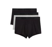 Marc O'Polo Essentials Lot de 3 Boxers pour Homme, Trunk Essentials Black-lightgreymelange, L