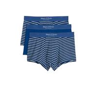 Marc O'Polo Essentials Lot de 3 Boxers pour Homme, Trunk Essentials Navypeonystripe-Navypeonypeony, L