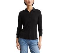 Marc OߴPolo femmes blouse en jersey avec élasthanne col Kent, Noir (Black), L