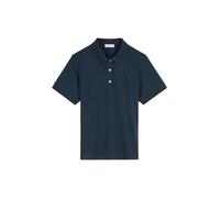 Marc OߴPolo Femmes Polo à Manches Courtes avec élasthanne Regular fit, Bleu (Deep Night Blue), L