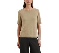 Marc OߴPolo femmes pull à manches courtes tricoté regular fit, Beige (Summer Sand), M