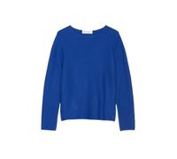 Marc OߴPolo Femmes Pull en Coton Biologique Slim fit, Bleu (Shiny Blue), XS