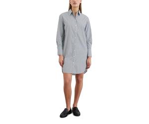 Marc OߴPolo femmes robe-chemise à col kent rayée, Multicolore (Multi/Deep Night Blue), 44