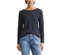 Marc OߴPolo Femmes t-Shirt à Manches Longues en Coton Biologique Regular Fit, Bleu (Manic Midnight), M