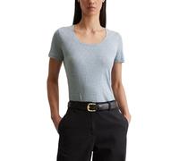 Marc OߴPolo Femmes t-Shirt avec Une Encolure torsadée Regular fit, Bleu (Nordic Sea), L