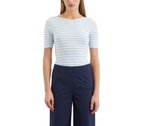 Marc OߴPolo Femmes t-Shirt en Coton Biologique à Rayures, Multicolore (Multi/Smooth Sky), S