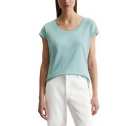 Marc OߴPolo Femmes t-Shirt en Coton Biologique Regular fit, Bleu (Pure Teal), M