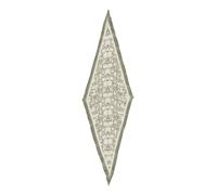 Marc O'Polo Foulard beige / vert clair / blanc, Taille One Size