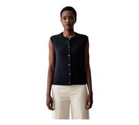 Marc O'Polo - Gilet en laine d'agneau - Femme - Pulls - Bleu - Taille: 36 FR