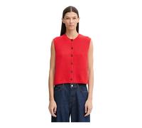 Marc O'Polo - Gilet Tricoté Sans Manches Slim - Femme - Pulls - Rouge - Taille: 40 FR