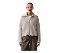 Marc O'Polo - Gilet zamek błyskawiczny - Femme - Pulls - Beige - Taille: 38 FR