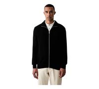 Marc O'Polo - Gilet zippé à col montant - Homme - Pulls - Noir - Taille: XL