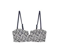 Marc O'Polo Hauts de bikini ' Allover ' bleu foncé / blanc, Taille 70