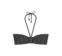 Marc O'Polo Hauts de bikini ' Palm Border Geo ' noir / blanc, Taille 100