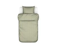 MARC O'POLO HOME Parure de lit en satin SVEA 70x90cm/140x200cm Vert Argenté olive