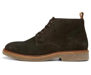 Marc OߴPolo hommes chaussures à lacets en cuir velours élégantes