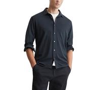 Marc OߴPolo Hommes Chemise avec élasthanne Regular fit, Bleu (Dark Navy), XS