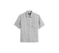 Marc OߴPolo Hommes Chemises à Manches Courtes en Lin Regular fit, Gris (Multi/Grey Melange), M