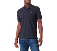 Marc OߴPolo hommes polo à manches courtes en coton biologique Regular Fit, Bleu (Dark Navy), XS