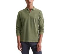Marc OߴPolo Hommes Polo à Manches Longues en Coton Biologique Regular Fit, Vert (Olive), S