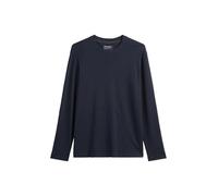 Marc OߴPolo hommes t-shirt à manches longues à col rond regular fit, Bleu (Dark Navy), XL
