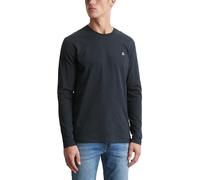 Marc OߴPolo Hommes t-Shirt à Manches Longues en Coton Biologique à col Rond, Bleu (Dark Navy), L