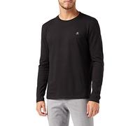 Marc OߴPolo hommes t-shirt à manches longues en coton biologique à col rond, Noir (Black), M