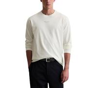 Marc OߴPolo Hommes t-Shirt à Manches Longues en Coton Biologique avec Logo imprimé