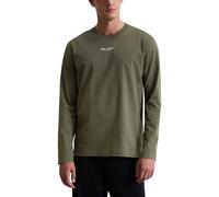 Marc OߴPolo Hommes t-Shirt à Manches Longues en Coton Biologique avec Logo imprimé