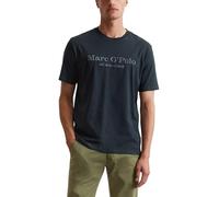 Marc OߴPolo Hommes t-Shirt en Coton Biologique à col Rond, Bleu (Dark Navy), L