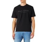 Marc OߴPolo hommes t-shirt en coton biologique à col rond, Noir (Black), XXL