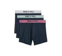 Marc O'Polo Lot de 3 boxers longs en modal pour homme - Mélange de coton et modal - Élastiques - Respirants - Doux - Indéformables - Logo - Taille, Boxer long modal Darknavy, XXL
