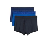 Marc O'Polo Lot de 3 boxers rétro pour homme - En coton respirant et élastique - Avec logo - Taille élastique