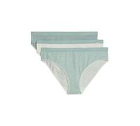 Marc O'Polo Lot de 3 slips pour femme, Coton blanc graymist-imprimé, L