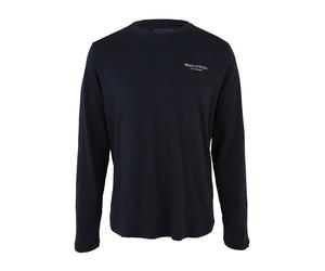 Marc O'Polo Maillot de corps bleu marine / blanc, Taille S
