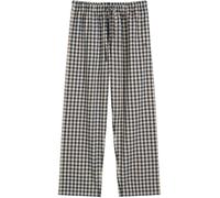 Marc O'Polo Pantalon de pyjama ' Cozy Flannel ' crème / bleu marine, Taille S