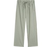 Marc O'Polo Pantalon de pyjama ' Cozy Flannel ' vert / blanc naturel, Taille M