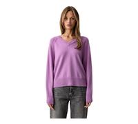 Marc O'Polo - Pull-over en laine mérinos à col en V - Femme - Pulls - Rose - Taille: 38 FR