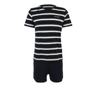 Marc O'Polo Pyjama court bleu marine / blanc cassé, Taille XL