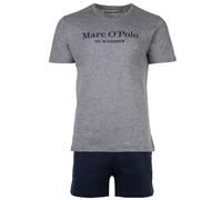 Marc O'Polo Pyjama court bleu marine / gris chiné, Taille M