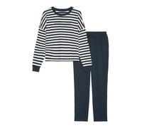 Marc O'Polo Pyjama 'Mix & Match' bleu / blanc, Taille M